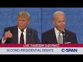 Second 2020 Presidential Debate between Donald Trump and Joe Biden Second 2020 Presidential Debate between Donald Trump and Joe Biden