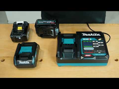 Makita 40V XGT Fast Charger and 18V Adaptor  | Box Power Tools