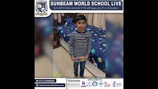 &ldquo;Mastering Time: A Maths Activity by a Sunbeam World School Student&rdquo;