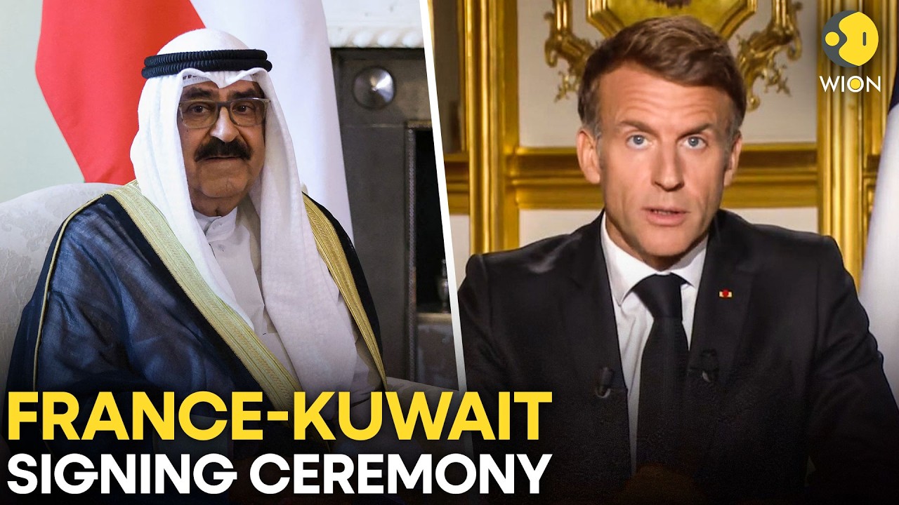 France-Qatar Signing Agreement LIVE: Emmanuel Macron Participates In An Agreement Signing Ceremony