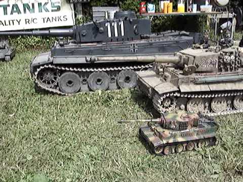 1/4,1/6,1/16 rc tiger tanks