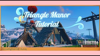 (Blueprint) Triangle Manor | Single Manor Life After | Tutorial