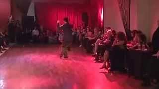 Video thumbnail for MILONGA ROJA BAILAN MATIN VICENTE YAYELEN URRUTIA