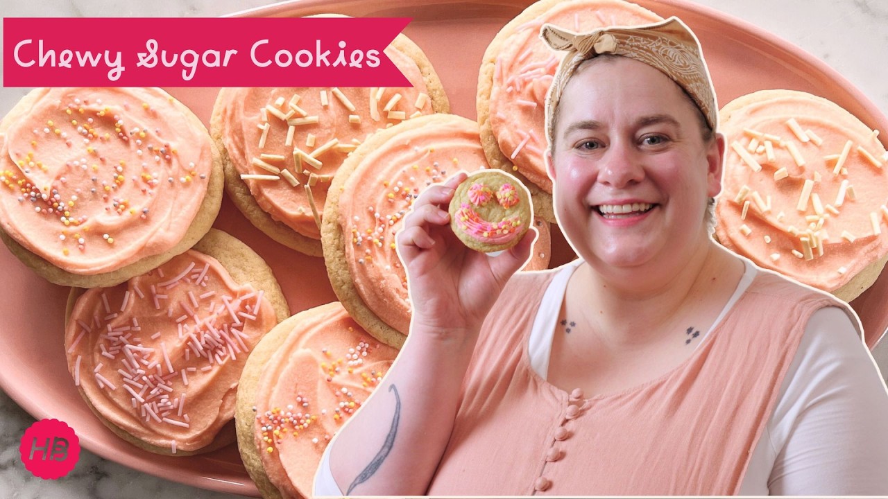 Chewy Sugar Cookies with Fluffy Frosting | Happy Baking with Erin Jeanne McDowell
