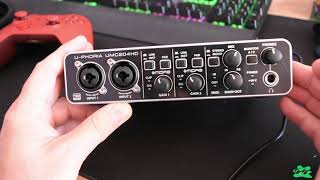 Video thumbnail for Behringer U-Phoria UMC 204 HD Audio Interface by Amoeba Man