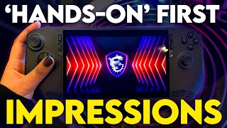 I'm concerned - MSI Claw hands-on first impressions from CES 2024