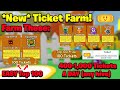 *New* OP Ticket Farm! 400-1,000 Tickets A DAY With New Leaderboards!! (Bee Swarm Simulator)