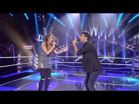 Cristina Sánchez vs. Carlos Torres: "Te Espero Aquí" – Las Batallas - La Voz 2016