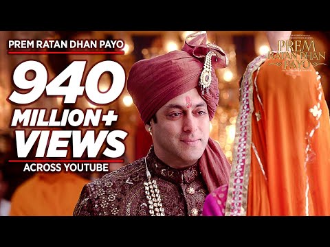 'PREM RATAN DHAN PAYO' Title Song (Full VIDEO) | Salman Khan, Sonam Kapoor | Palak Muchhal T-Series