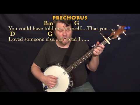 I Heard It Through The Grapevine (Marvin Gaye) Banjo Cover Lesson with Chords/Lyrics