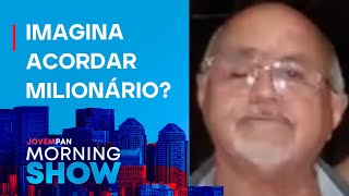 Homem acorda com notícia que ganhou R$ 74,7 milhões na conta; entenda