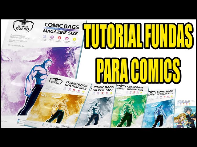 Vídeo relacionado con Comic Concept Fundas especiales (sin lengüeta) para cómics y bandas coleccionables (formato de grapa) (183 x 275 mm).