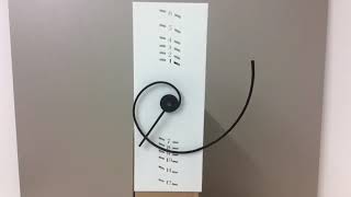3D printed fibonacci spiral clock (08:00-9:30)