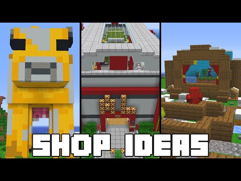 TOP 5 BEST SHOP IDEAS FOR A MINECRAFT SMP SERVER OR REALMS (PRICES/IDEAS/BUILDS) - Minecraft 1.16 #4