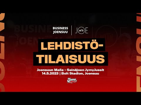 Business Joensuu lehdistötilaisuus: Joensuun Maila – Seinäjoen JymyJussit 14.5.2023