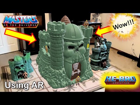How big Should the Castle Grayskull playset be for origins and classics ????  Let's find out!