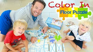 [GIVEAWAY] Micador - COLOR IN FLOOR PUZZLE for Kids