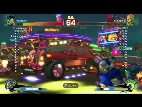 Harideshi [Bison] vs buriBRIO [Dhalsim] NiKe5123 [Cammy] SSF4 Japanese Ranked Matches - TRUE-HD