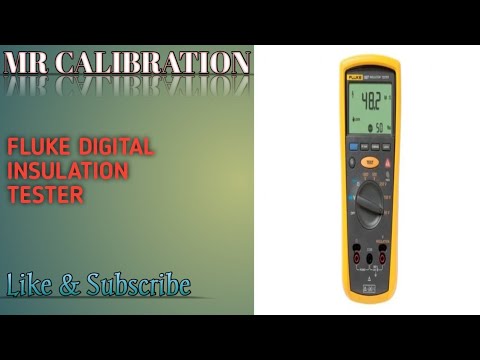 Fluke 1507 Digital Insulation Tester calibration #calibration #instrument #insulation