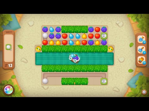 Gardenscapes level 12077 Gameplay #Bubunka