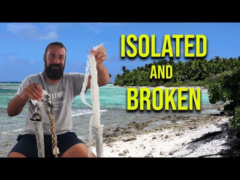 Hanging By a Thread in 45 Knot Winds - Anchored for a Storm in the Cook Islands - Episode 127