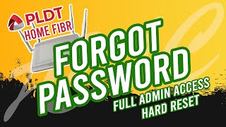 PLDT Home Fibr forgot admin password 2020