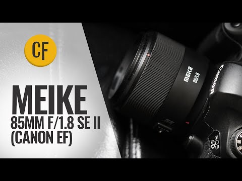 Meike 85mm F1.8 SE Mark II STM AF Full Frame Auto Focus Medium Telephoto High Resolution 8K Portrait Lens Compatible with Canon EOS EF Mount DSLR Cameras T8i T7 850D 90D 5D 6D 5D Mark IV 6D Mark II video review thumbnail