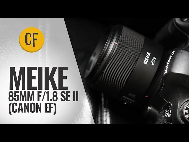Vídeo relacionado con Meike 85 mm F1.8 SE Mark II STM AF Full Frame Auto Focus Mediano Teleobjetivo de alta resolución 8K lente de retrato compatible con cámaras Canon EOS EF Mount Digital SLR 5D 6D 5D Mark IV 6D Mark II