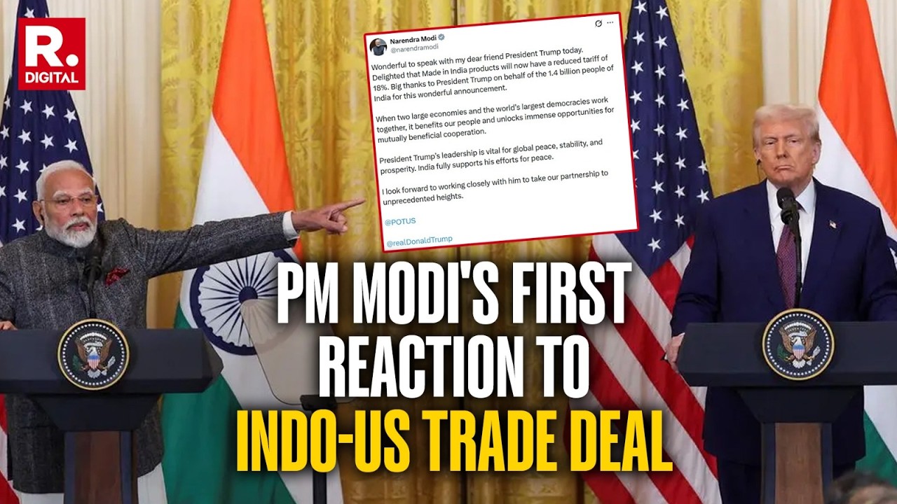 BREAKING: PM Modi Reacts To India-US Trade Deal Announcement, Thanks Trump for Reducing Tariffs