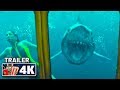 47 METERS DOWN 2 UNCAGED : 4k upscaled Trailer #2 2019 Shark Horror Movie