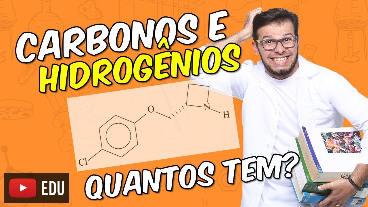 Fórmula de bastão: como contar os átomos? [M21A01E13]