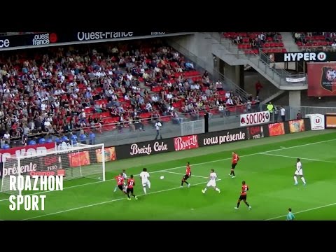But de Martin BRAITHWAITE - Stade Rennais - Toulouse (SRFC - TFC) - 4ème journée Ligue 1 (3-1)
