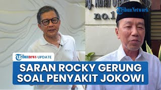 Rocky Gerung Beri Saran soal Penyakit Jokowi: Jangan Liat HP, Nanti Tambah Stres Liat Muka Roy Suryo