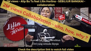Download lagu 2M views - Alip Ba Ta feat Lilin Herlina - SEBUJUR BANGKAI - collaboration ( singing guitar ) mp3