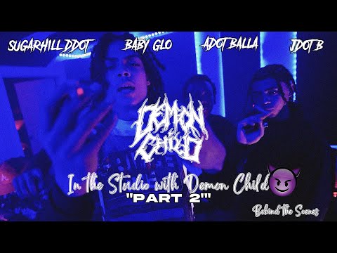 Sugarhill DDOT x Baby Glo x Adot Balla x JDot B Studio Vlog Pt. 2 (with DEMON CHILD™) 😈