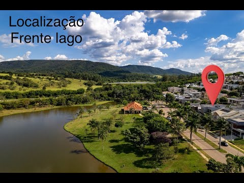 Casa de frente para o lago, 5 suites á venda em Jundiaí, com placa fotovoltaica e carregador carro elétrico