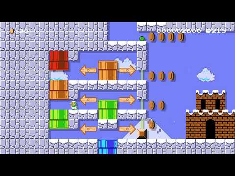 プレッシャーマリオ2♪(フロアmax40) pressure by メロディアイ - Super Mario Maker 2 - No Commentary 1bz