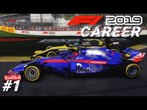 F1 2019 Career Mode Part 1: MAKING MY F1 DEBUT WITH TORO ROSSO!❤️💙