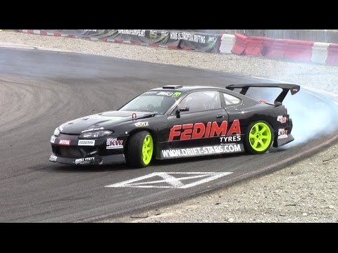 600hp 1JZ Nissan Silvia S15 Drifting - Amazing Turbo Sound!
