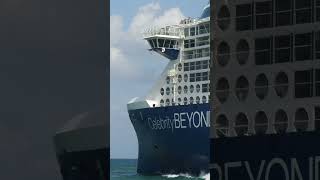 Celebrity Beyond Cruise Departing for Open Sea