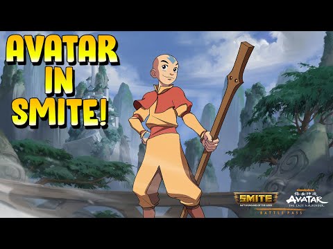 AANG FROM AVATAR THE LAST AIR BENDER IS OFFICIALLY IN SMITE! - Masters Ranked Duel - SMITE