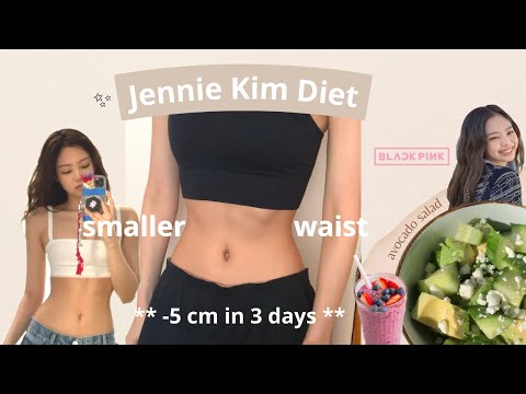 ✨ I ate like BLACKPINK's Jennie for a *smaller waist in 3 days* 🥑 K-pop Glow Up Diary ep_01
