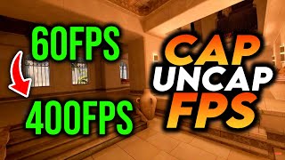 CS2 Cap or Uncap FPS - Stuck At Monitor FPS