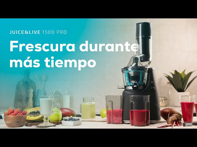 Cecotec Juice&Live 1500 Pro Licuadora de Prensa Fría 250W video