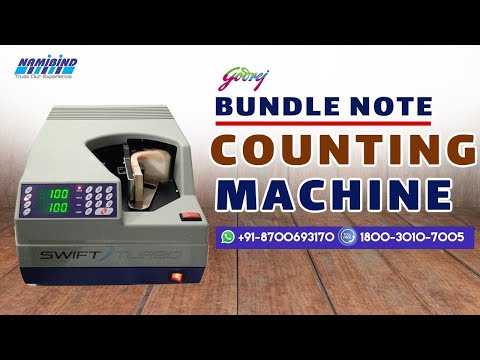 Godrej Swift Turbo Desktop Bundle Note Counting Machines