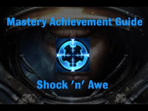 Shock 'n' Awe Mastery Achievement - Starcraft 2 Wings of Liberty