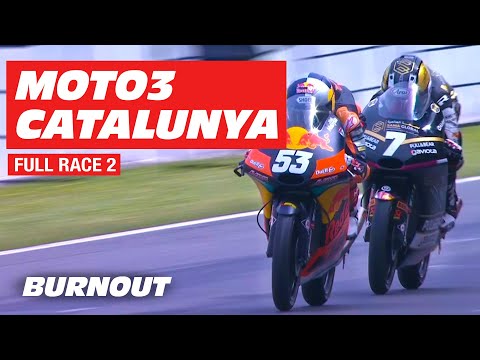 Moto3 Junior World Championship | FULL RACE 2 | Barcelona-Catalunya 2019 | BURNOUT