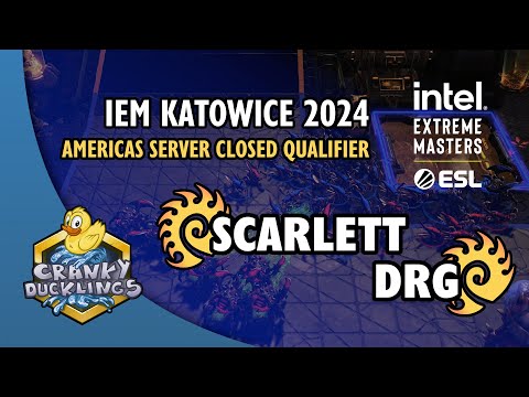 Scarlett vs DRG - ZvZ | IEM Katowice 2024 - Americas Server Closed Qualifier | StarCraft Tournament