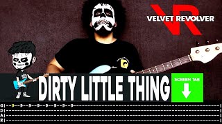 Velvet Revolver - Dirty Little Thing (Bass Cover by Cesar Dotti W/Tab)