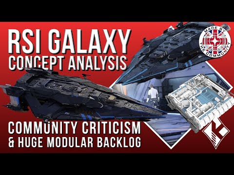 Star Citizen [4K] RSI Galaxy Concept Analysis | All Modules | Concept backlog & community criticism